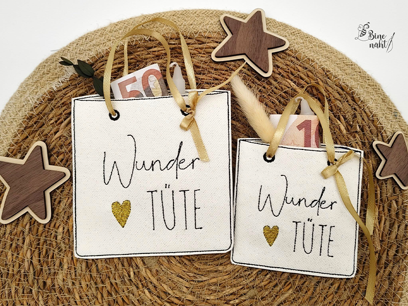 Wundertüte Wunscherfüller - ITH-Stickdatei